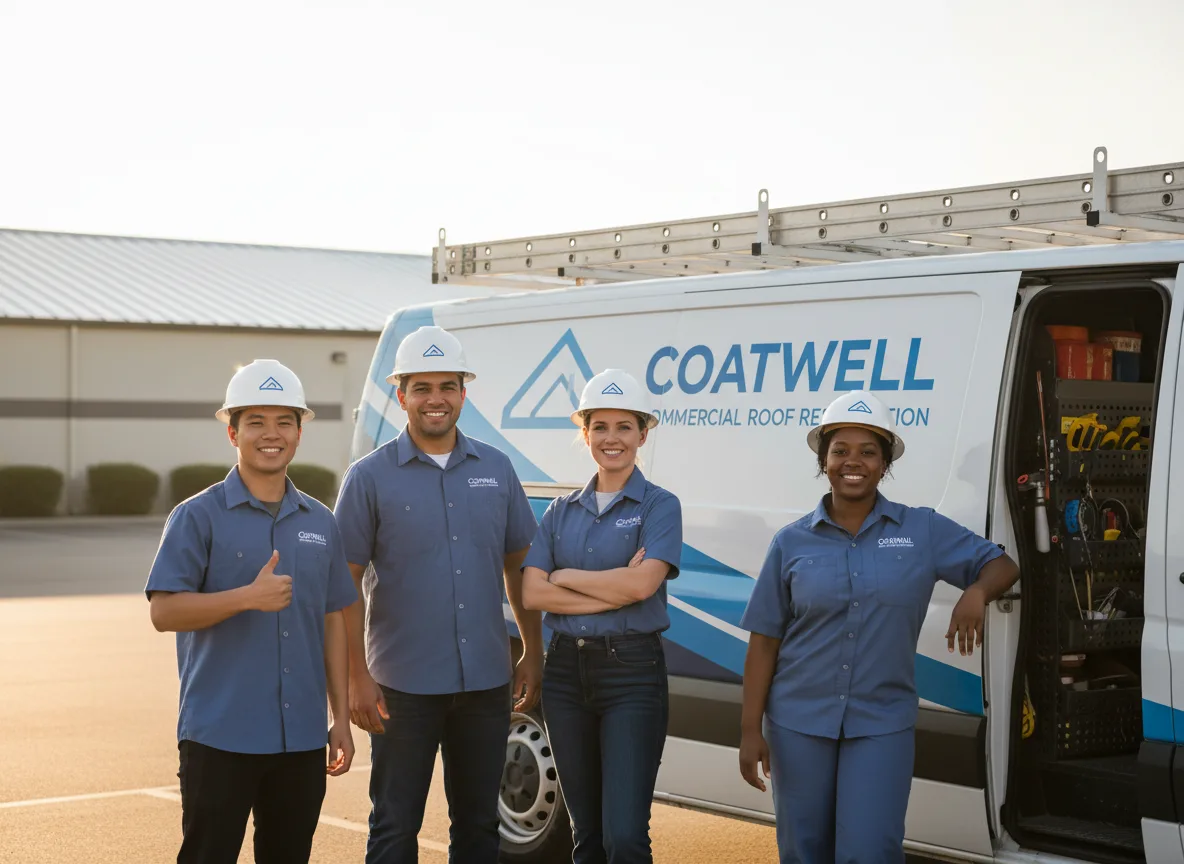 Commercial roof coating company in Linden, TX